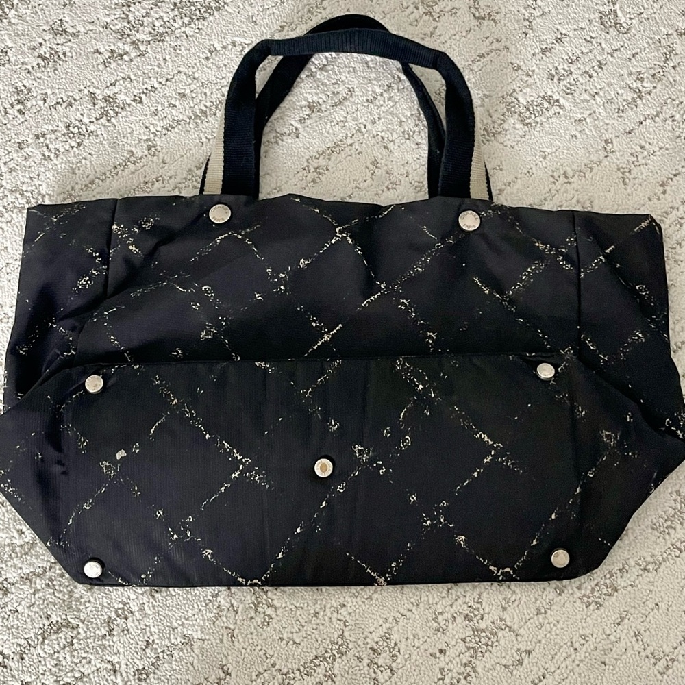 CHANEL Black Travel Nylon Tote Bag with COA - Picture 13 of 14